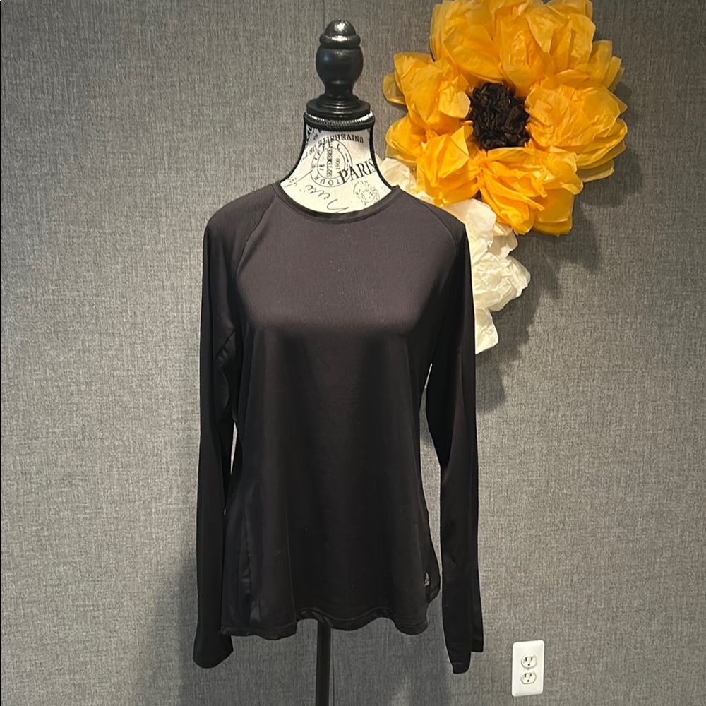 Adidas Golf Women's Black Long Sleeve dri fit Top